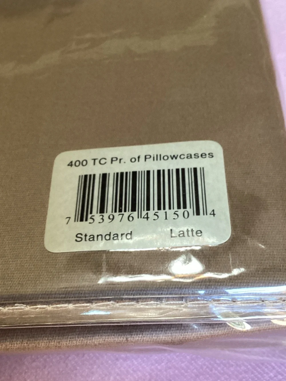 New Beacon Street Latte Standard Pillowcase (2-Pack)